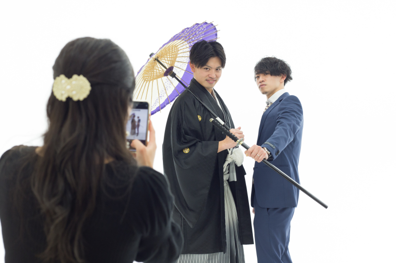 【アルバム3冊+全カットデータのセット!】ご家族へのプレゼント用におすすめ☆和装親孝行プラン