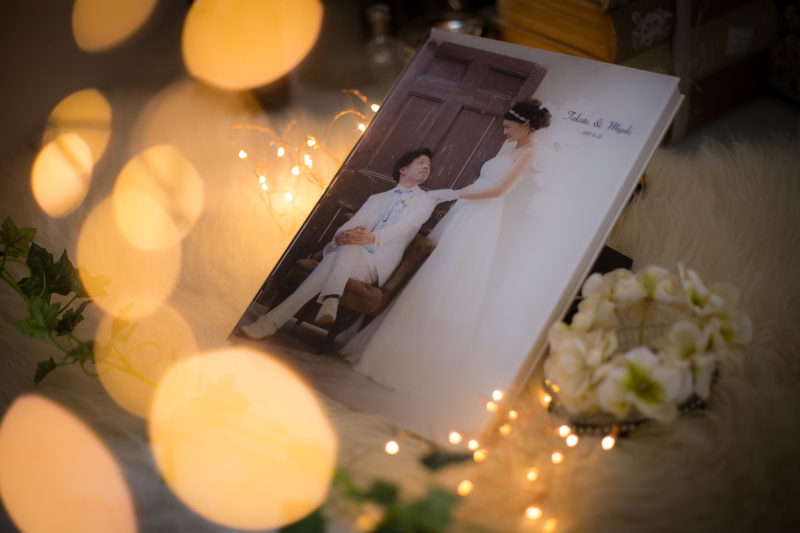 【最高級クリスタルアルバム1冊+全カットデータ付】結婚式で着たかったドレスで撮影しよう!選べる豊富な衣裳☆洋装撮影プラン