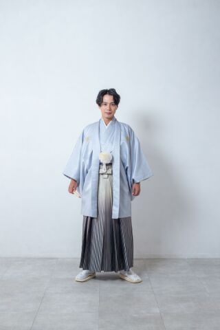 紋付（グレー）