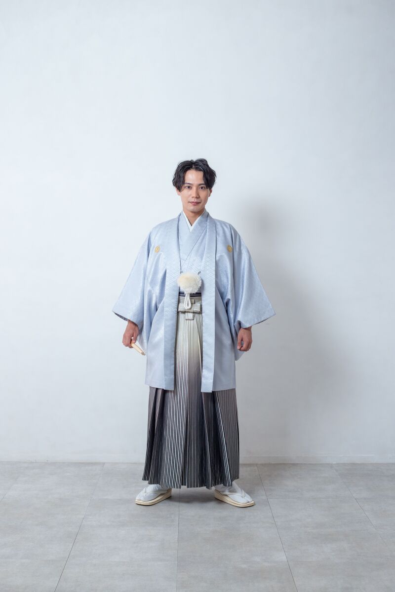 紋付（グレー）