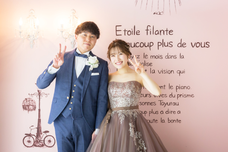 妥協しない！お好きなドレスを選べます