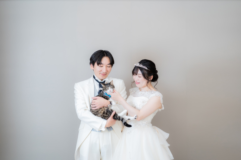 MaiBRIDE 春日井_ペットと一緒に撮影できる