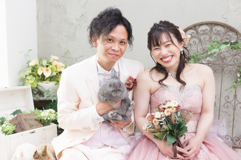 MaiBRIDE 春日井_ペットと一緒に撮影できる