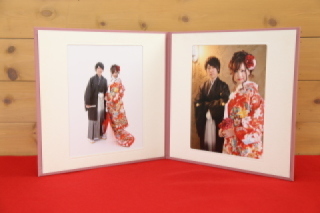 台紙付き六つ切り写真