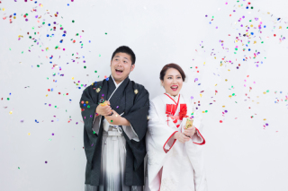 コンフェッティ撮影（全加工）