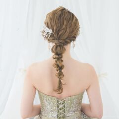 2着目新婦ヘアチェンジ