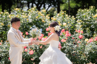MaiBRIDE　春日井_ロケーション洋装（庄内緑地公園）