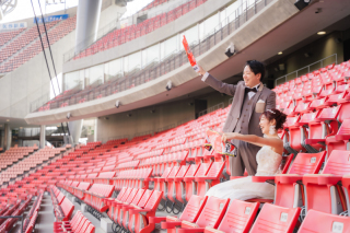 MaiBRIDE　春日井_ロケーション洋装（豊田スタジアム）