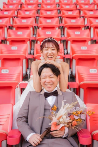 MaiBRIDE　春日井_ロケーション洋装（豊田スタジアム）