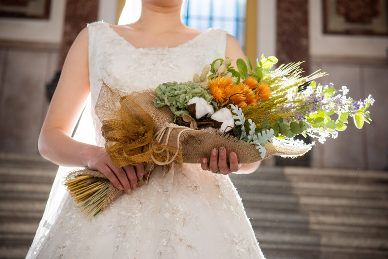 ブーケのお持ち込みも対応しています