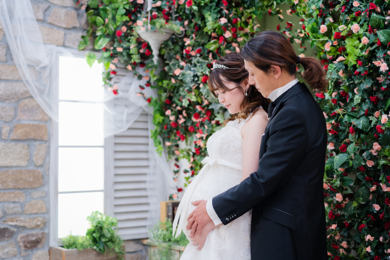 MaiBRIDE　春日井_マタニティ用ドレスがある