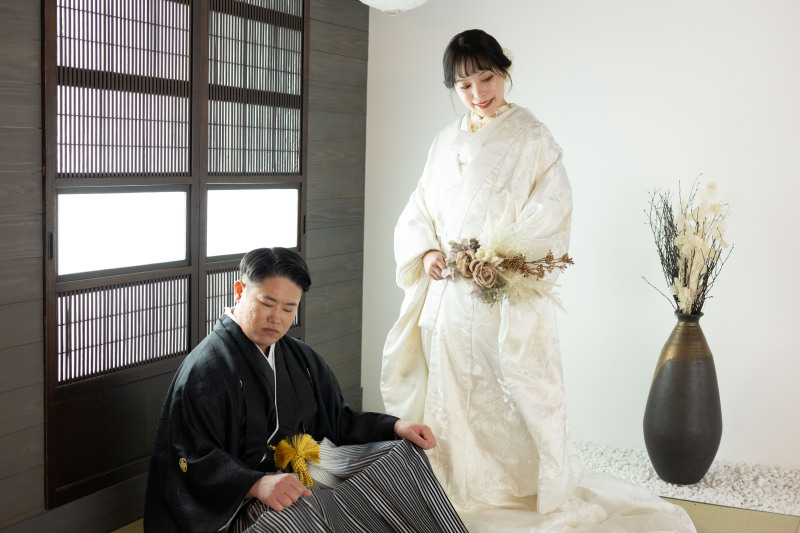 スタジオ平日撮影特典【洋+和セット大満足の新婦様は4着選べるプラン】
