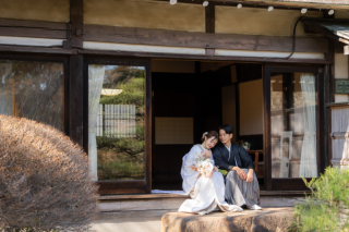 古民家を貸し切ってロケーション撮影
