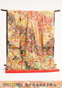 総手刺繍相良吉祥文