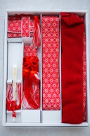 5点セット：麻の葉文様