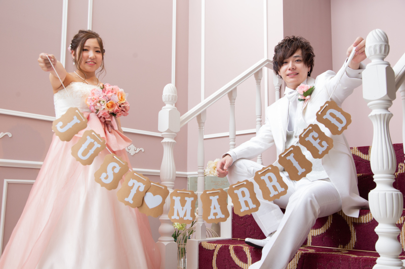 花嫁様衣装チェンジです♪