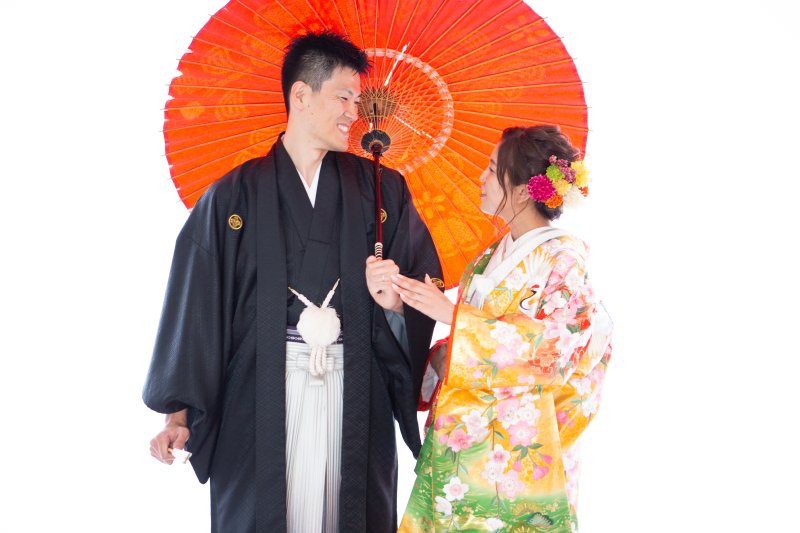 和傘ショット♡