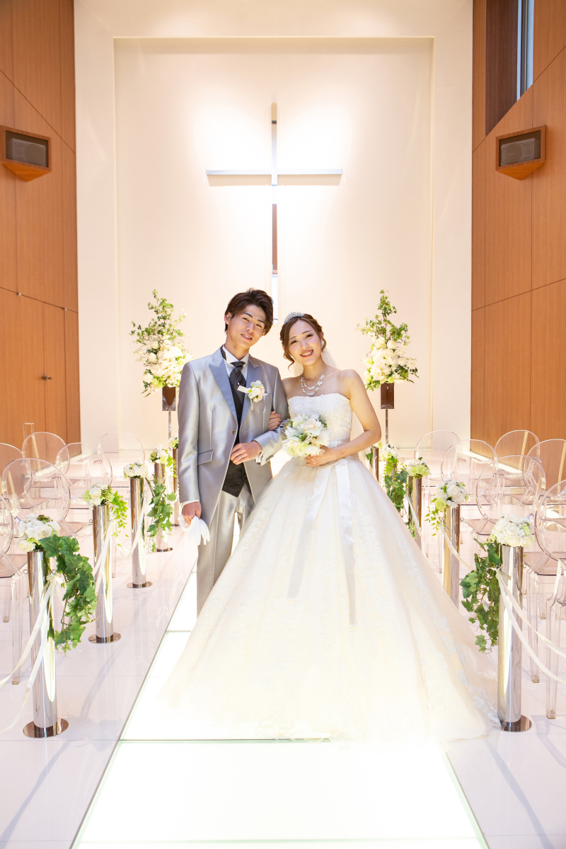 お二人が映える全体ショット♡