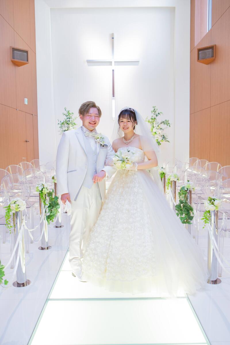 ご家族様とのお写真撮影会の後お二人の撮影開始