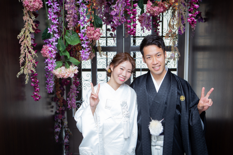 白無垢でのオフショット♡