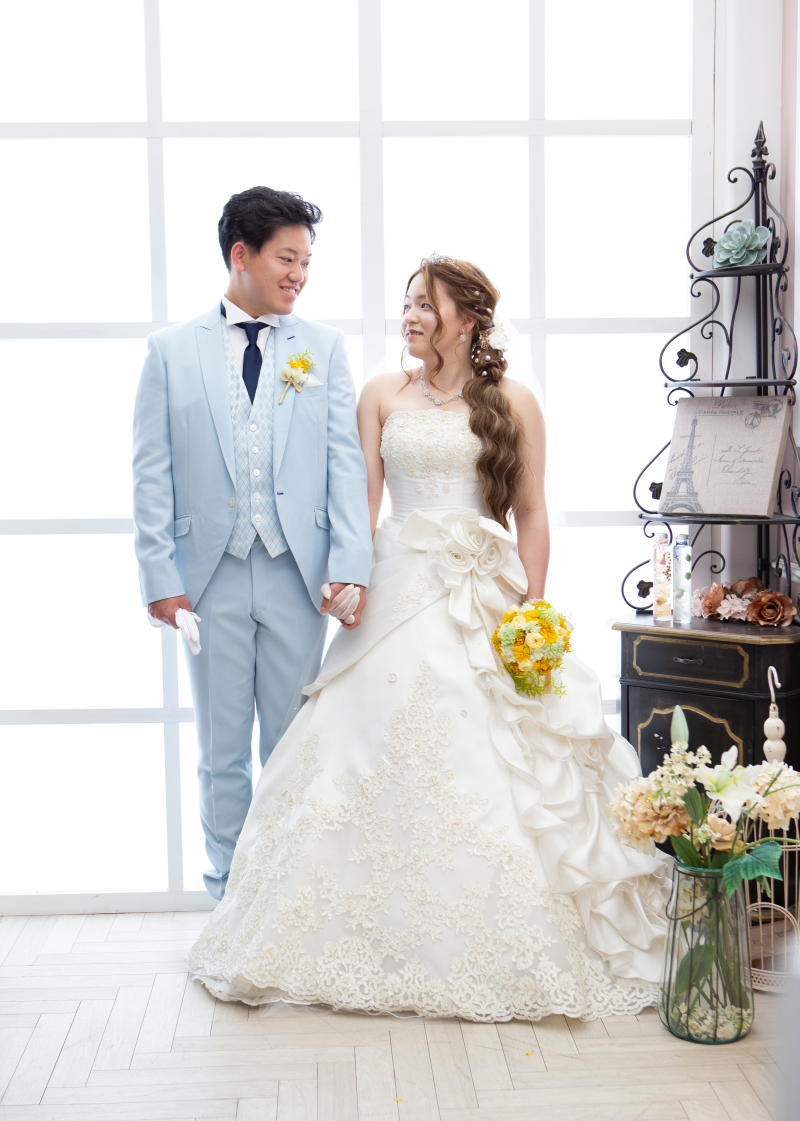 挙式前にスタジオで・・・♡