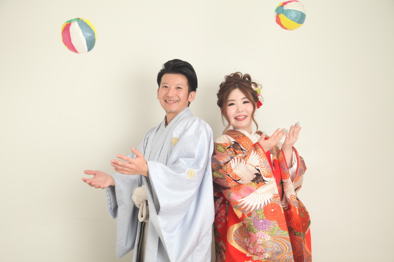 2着目はとっても綺麗な色打掛♪