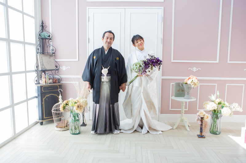 仲良く手つなぎショット♡