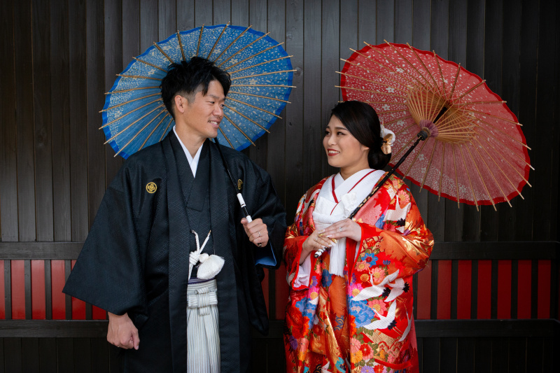 和傘を使用したshot♡