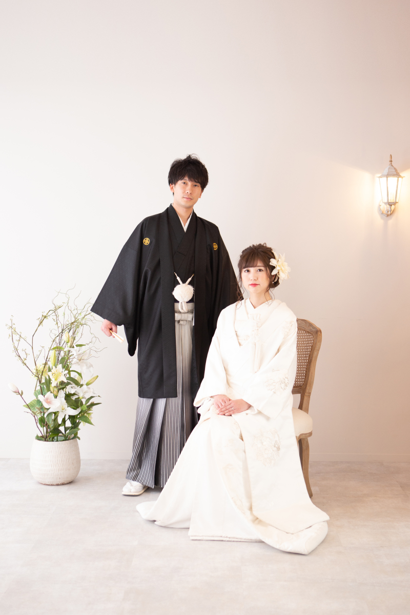 まずは白無垢からです♪