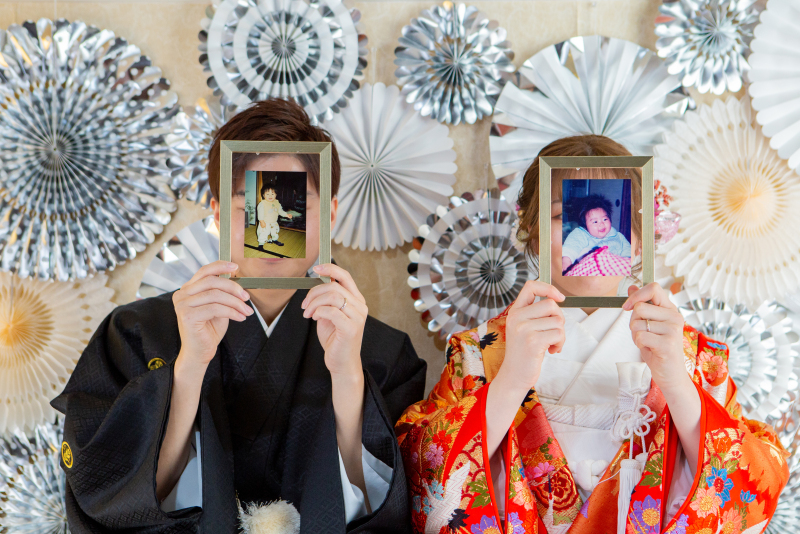 写真を持って♡