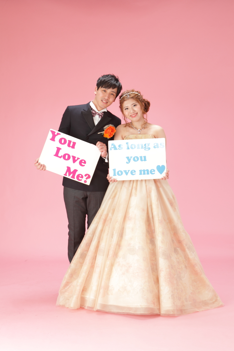 とっても素敵なイエローのドレスで♪