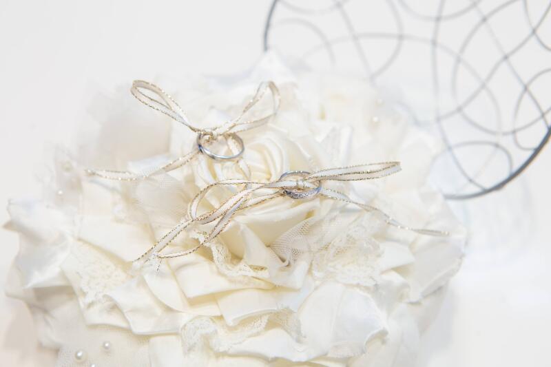 お二人の指輪ショット