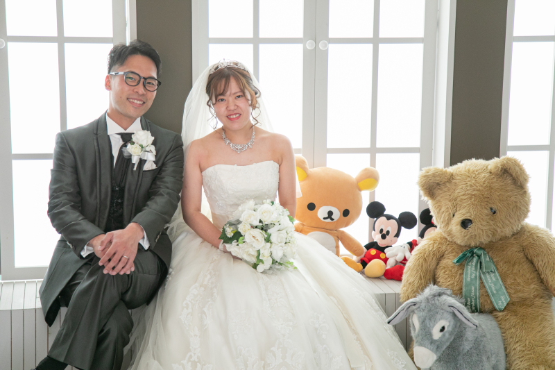 お人形と一緒に♪