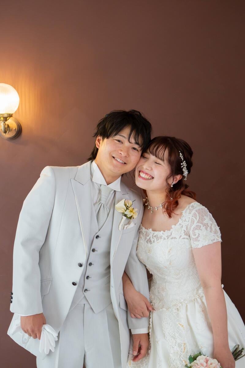 ほっぺをぎゅー