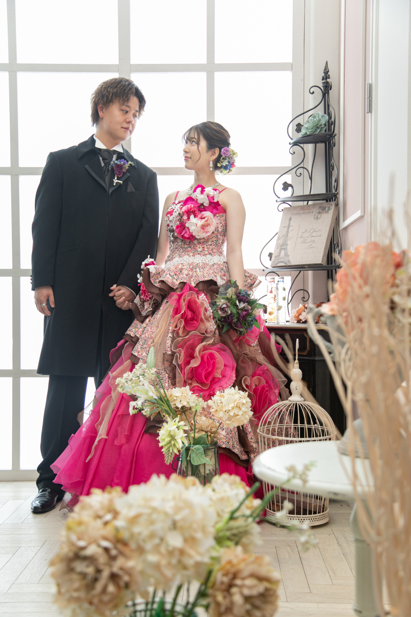 カラードレスshot