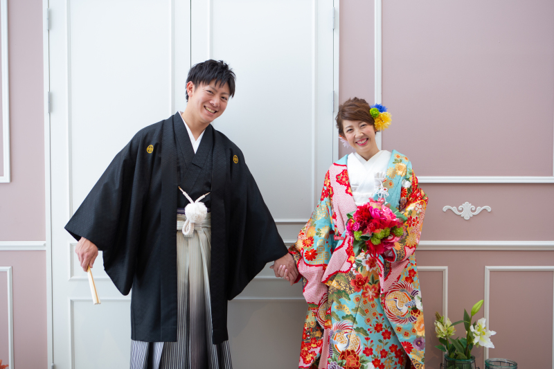 仲良く手繋ぎショット♪