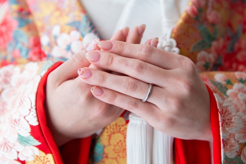 色打掛にチェンジ