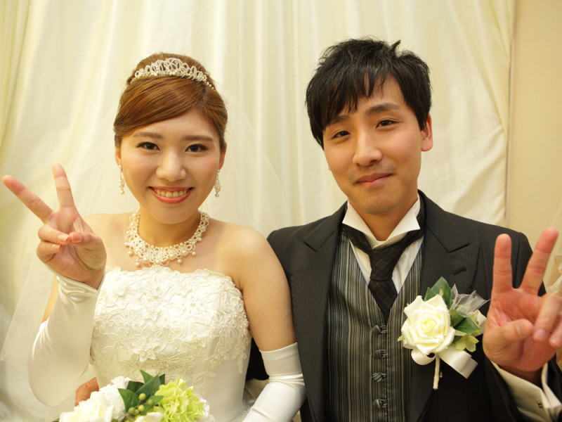 まずはお２人のお支度シーンから♪