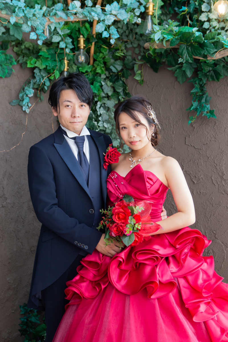 カラードレスへチェンジ♪