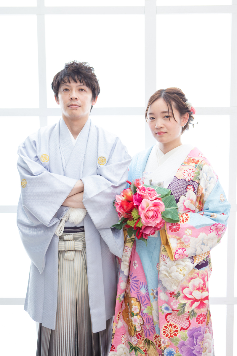 和装らしくクールな表情で♪