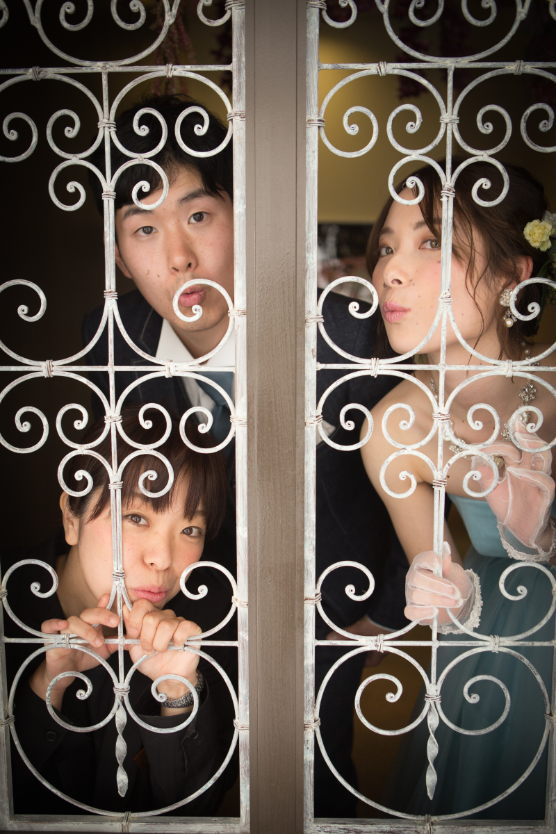 記念撮影はひょっこり!