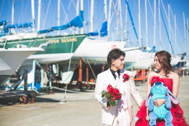 ぬいぐるみと一緒に