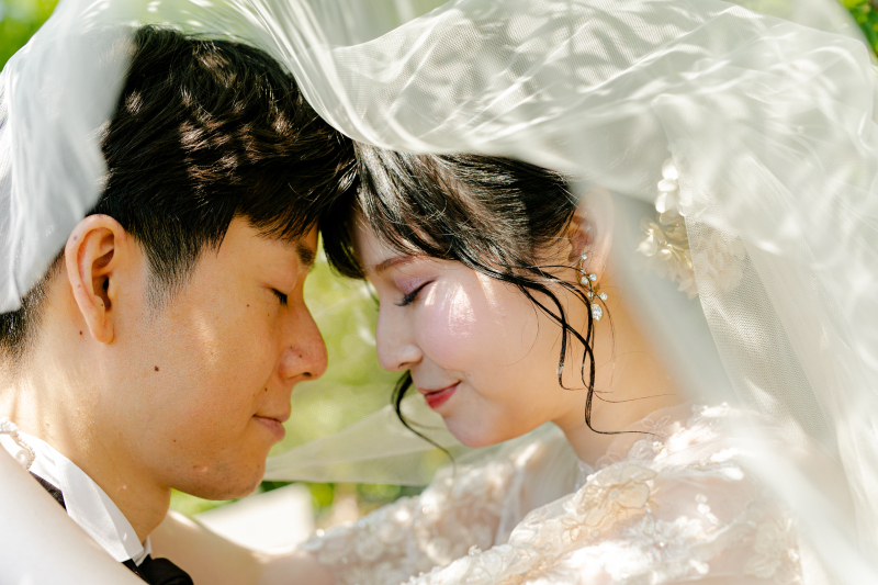 目瞑りショット