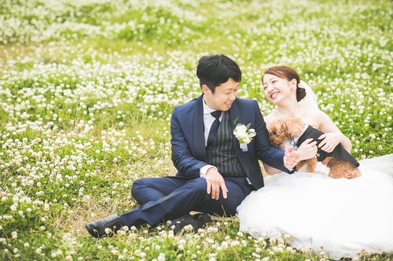 大好きなワンちゃんと一緒に♡