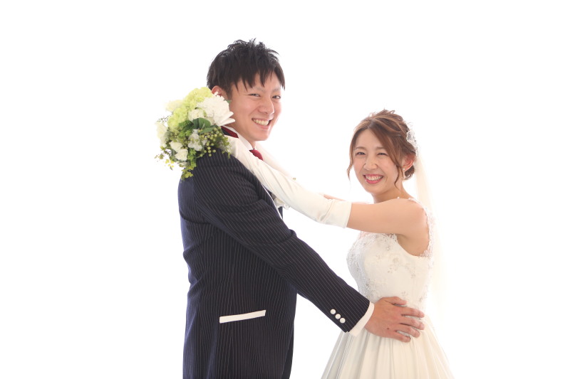 まずはお2人の振り向き笑顔で♪