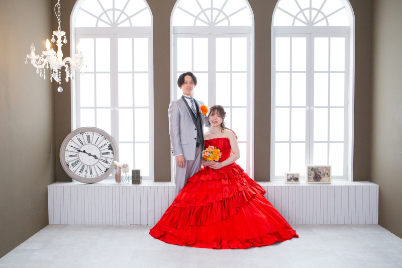 カラードレス撮影♪