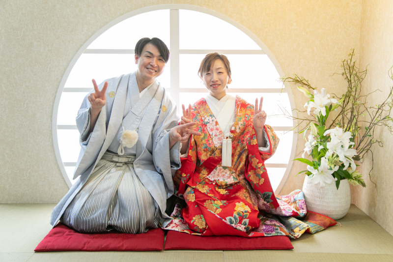 最後はピース！