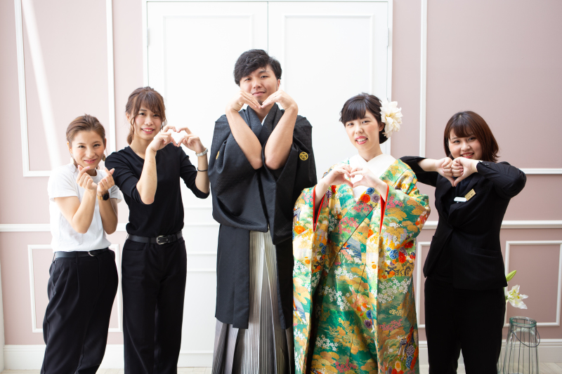 最後はスタッフとの記念撮影です♪