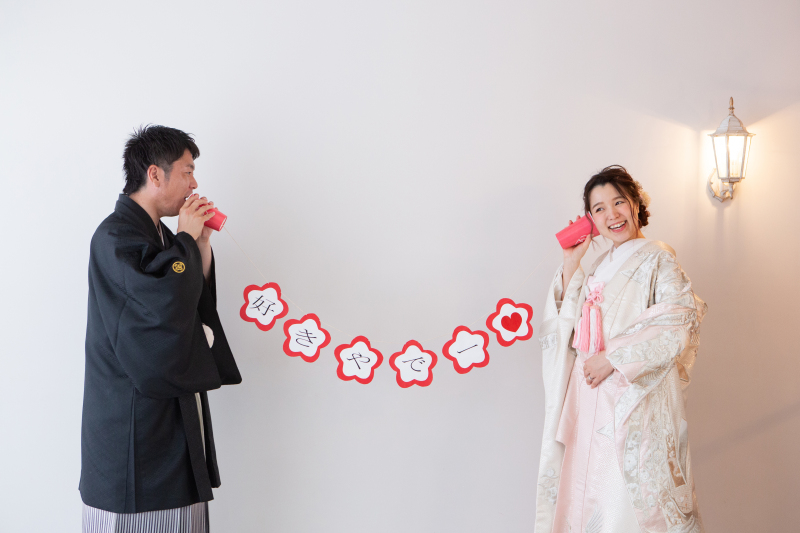 糸電話で愛を叫びます♡♡