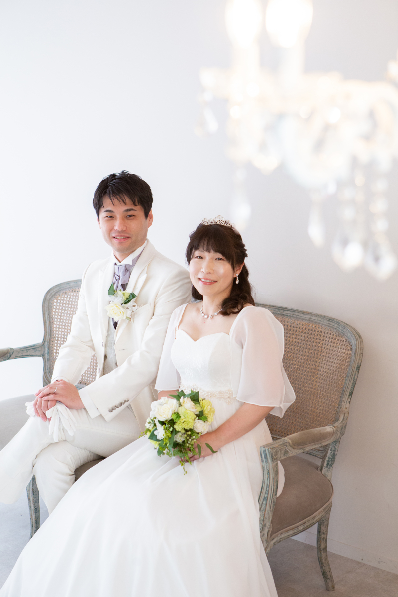 シャンデリア越しで♡